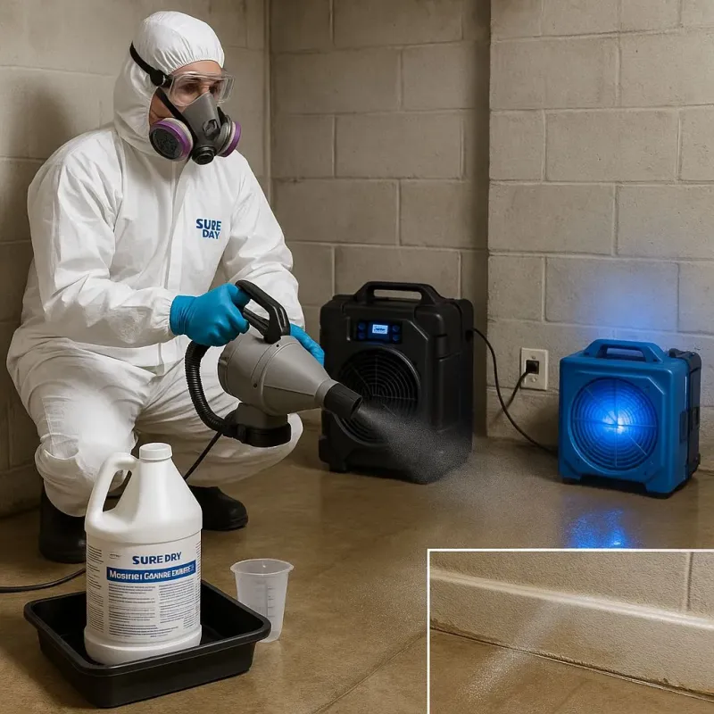 Sanitization and Odor Removal process in Evergreen Park, IL