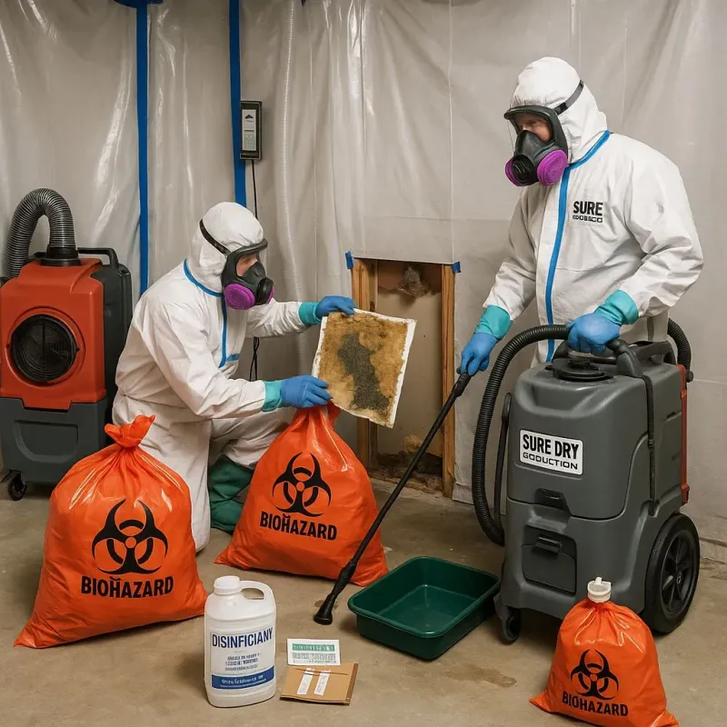 Contaminated Water Handling Protocols process in Evergreen Park, IL