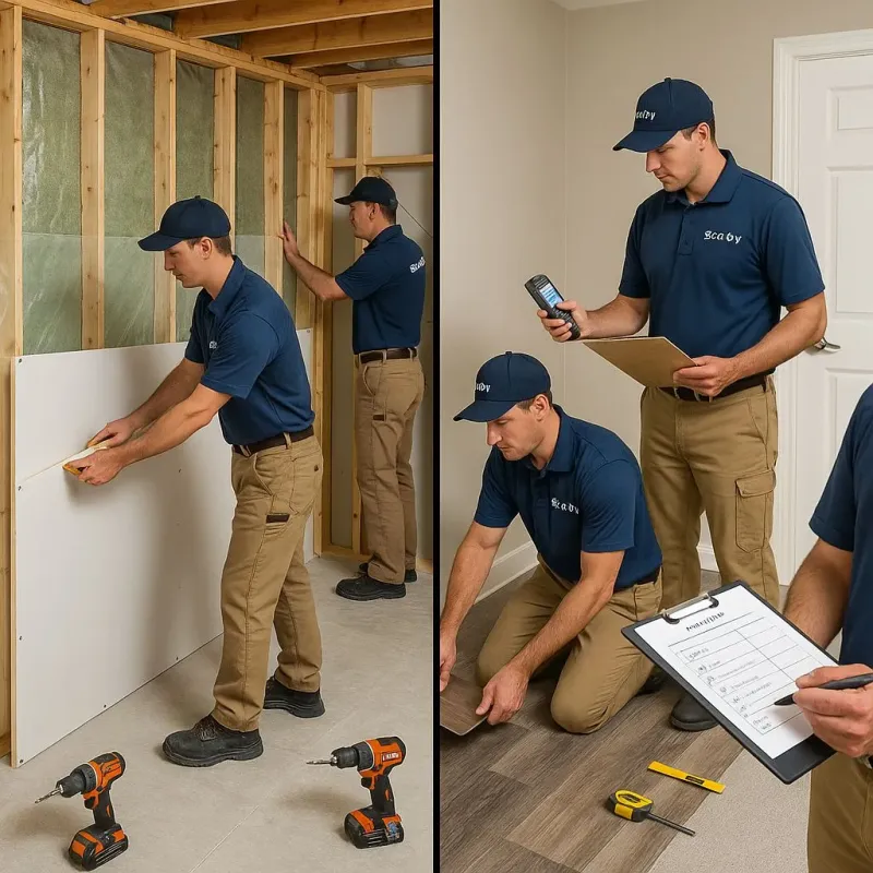 Repairs and Reconstruction process in Evergreen Park, IL